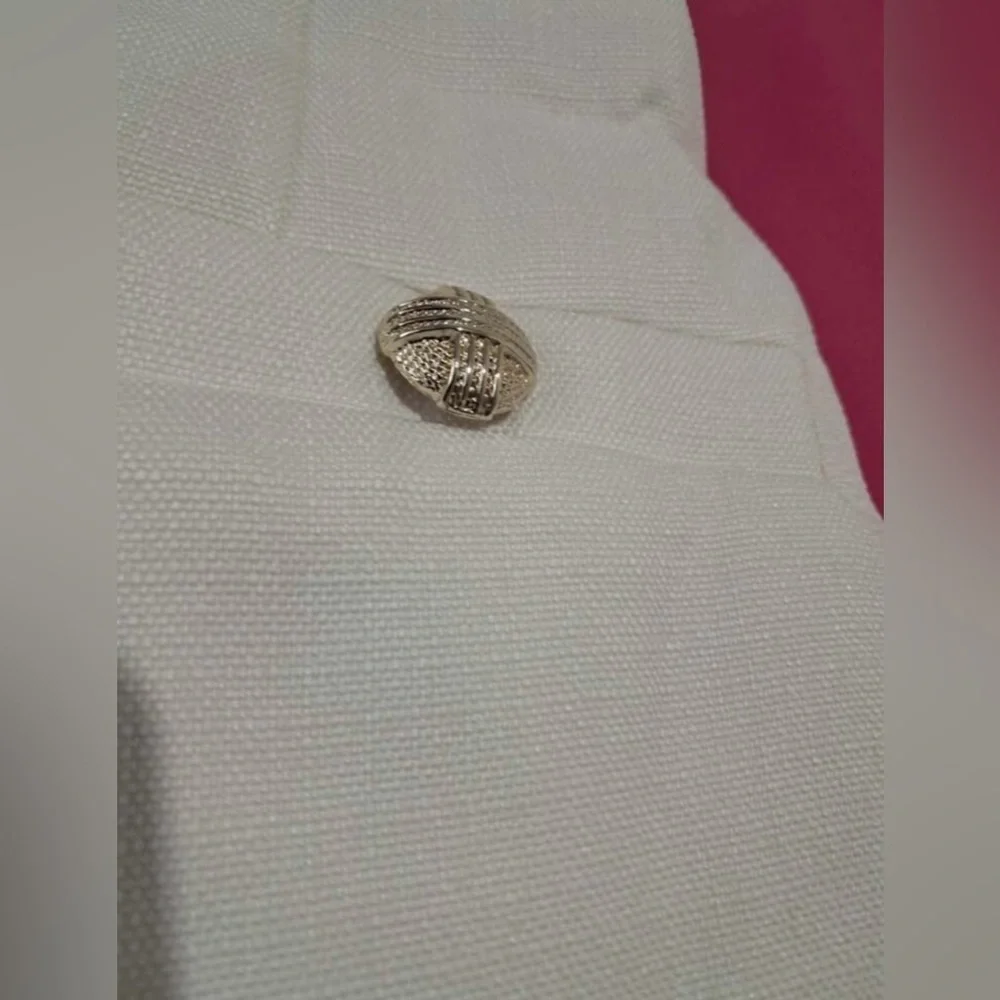 Elegant Cream Sleeveless Top and Skirt Set-Missing external and internal tags - Picture 5 of 6